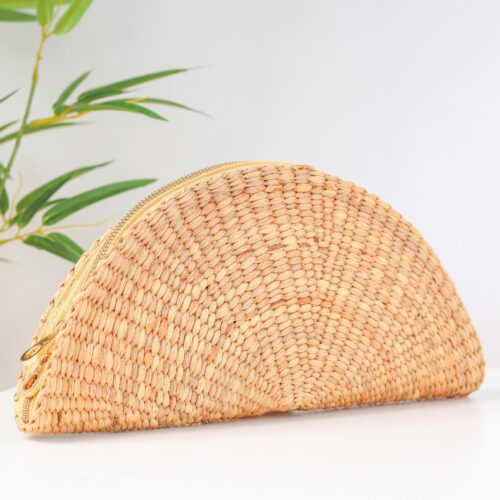 Wicker Purse Halfmoon